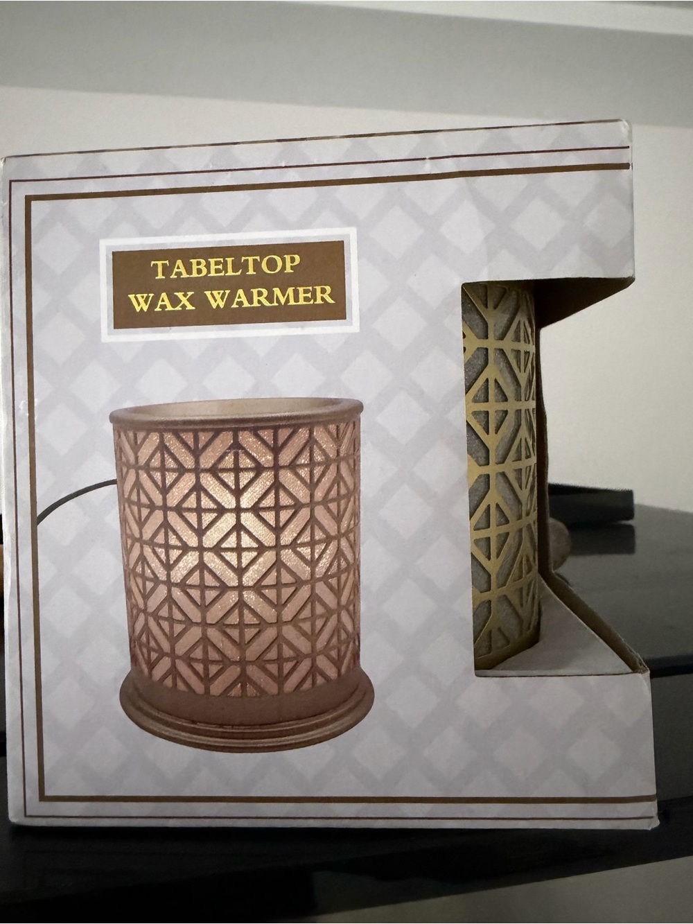 Tabletop Wax Warmer - Metallic Gold Finish